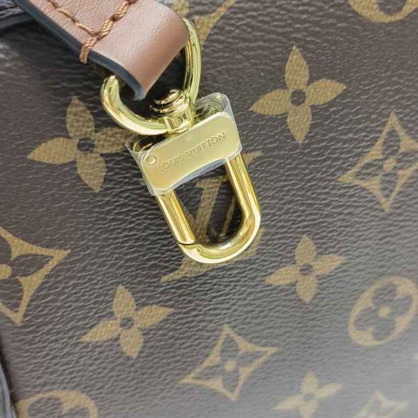 NÉONOÉ MM Monogram Coated Canvas Brown