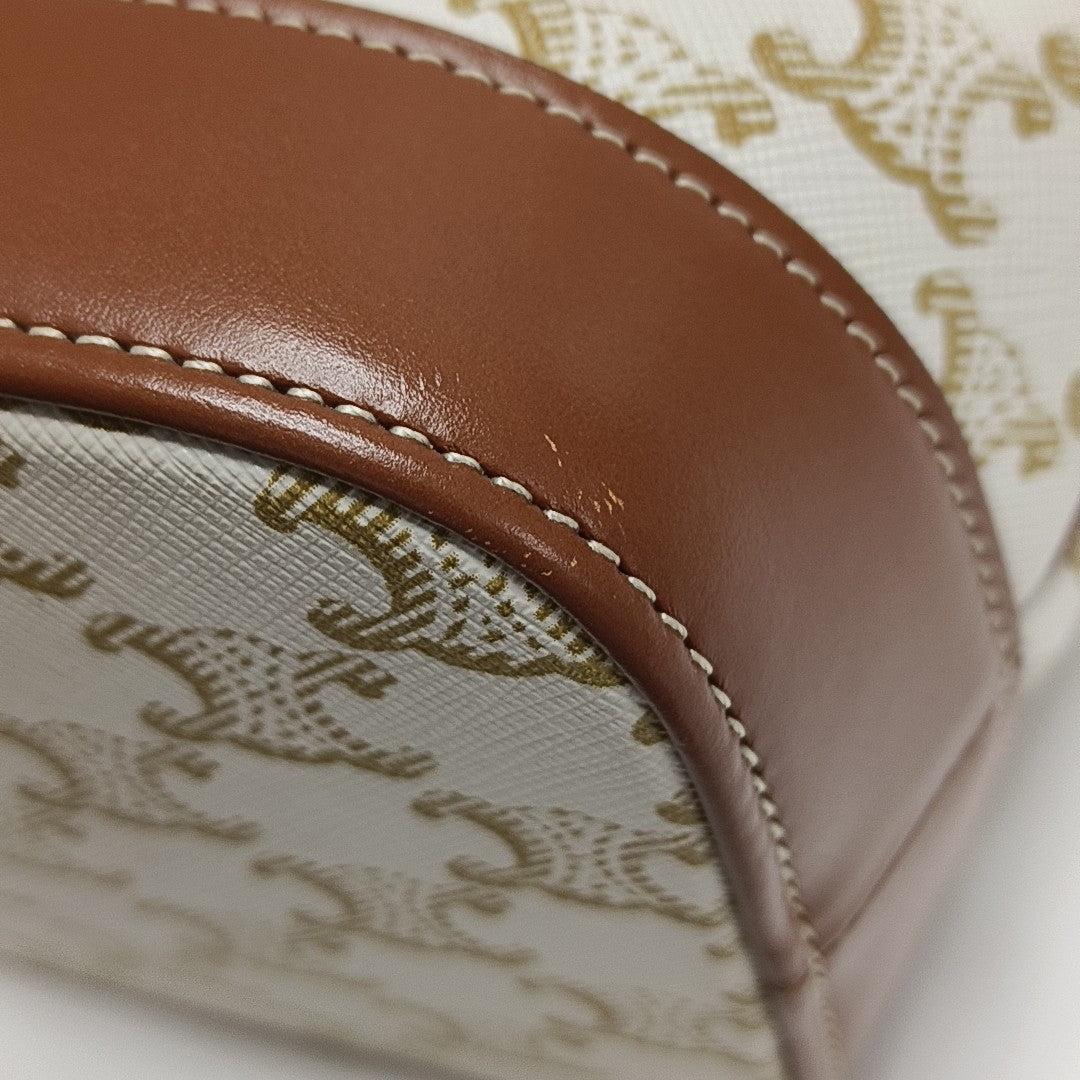 TRIOMPHE CANVAS Small Coated Canvas Beige