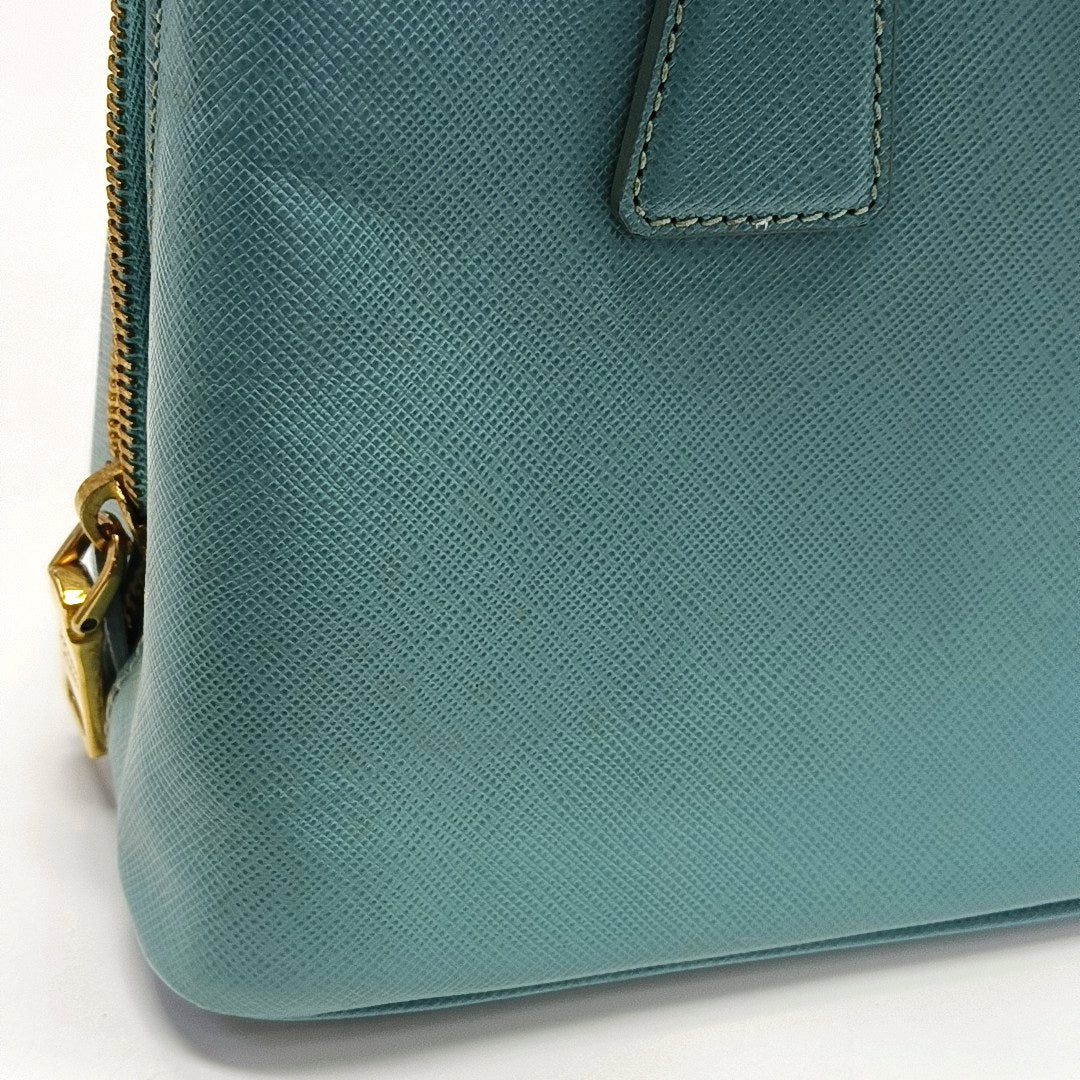 Authenticated pre-owned  Promenade Saffiano Calfskin Blue - Shoulder Bag at Looply