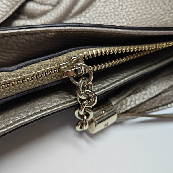 Soho Small Quilted Calfskin Beige