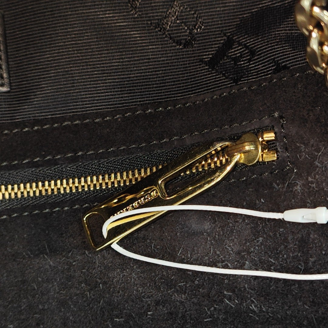 Langley Calfskin Black