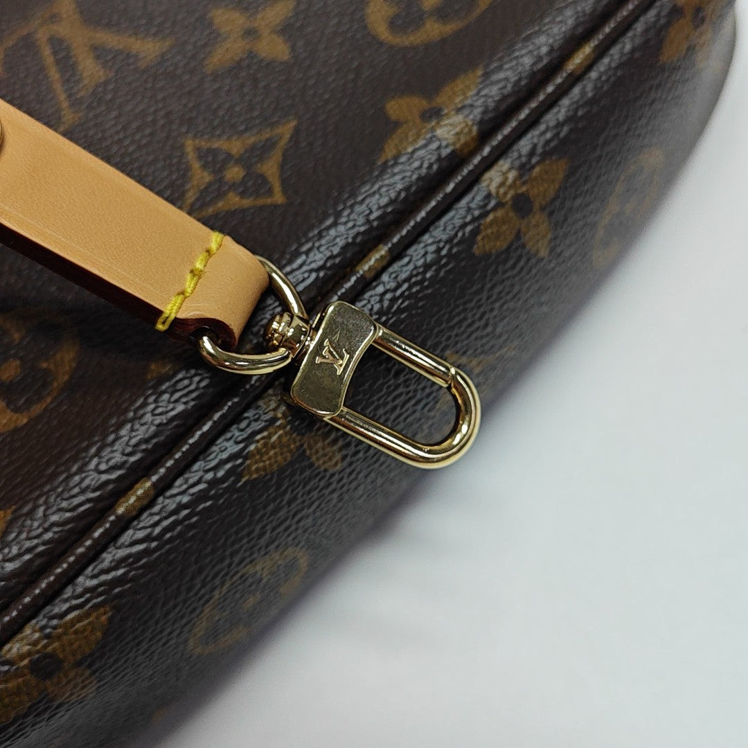 IVY Monogram Coated Canvas Brown