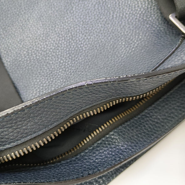 Calfskin Shoulder Bag Blue