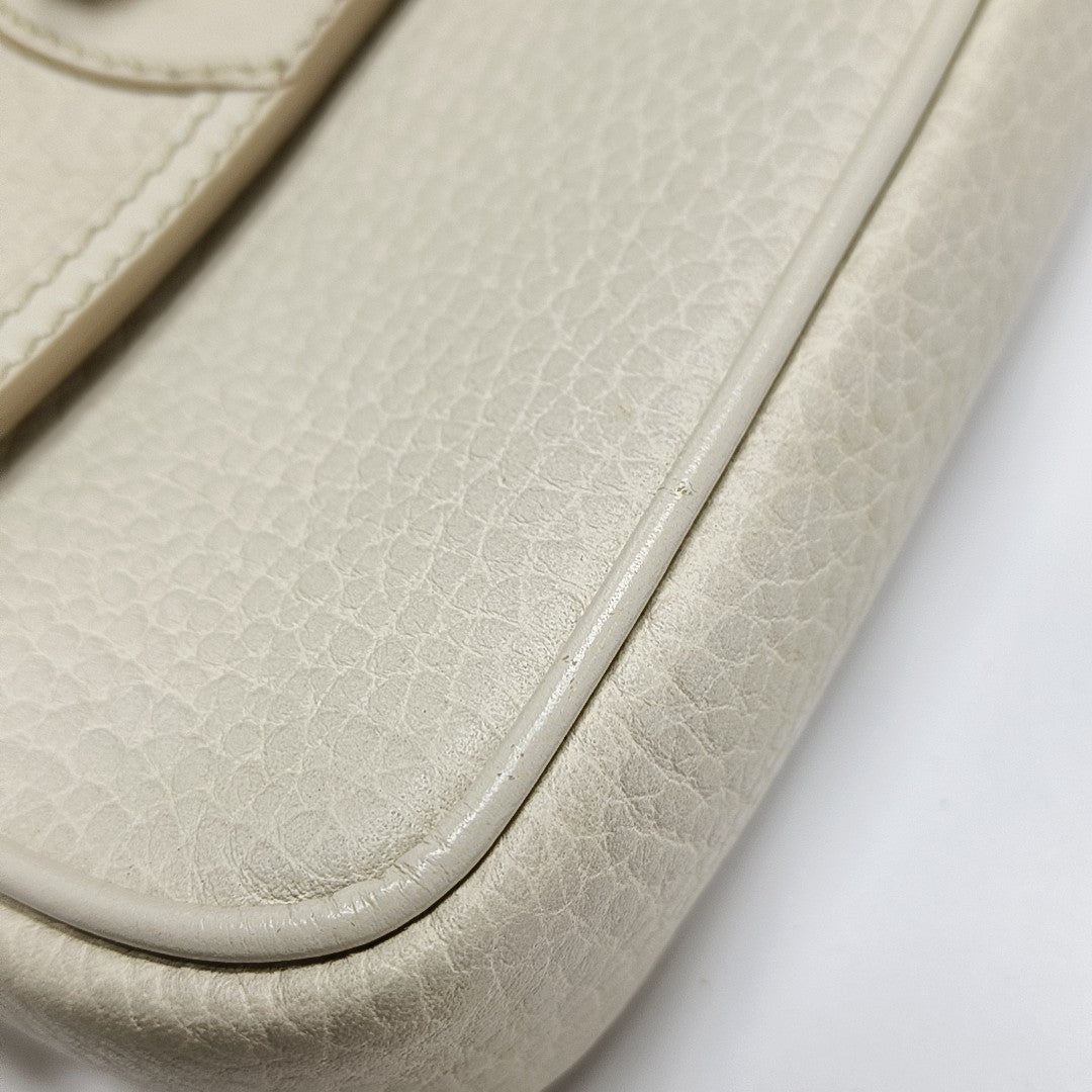 Calfskin Crossbody Bag Beige