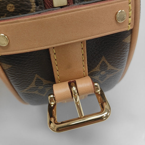 BOITE CHAPEAU PM Monogram Coated Canvas Brown