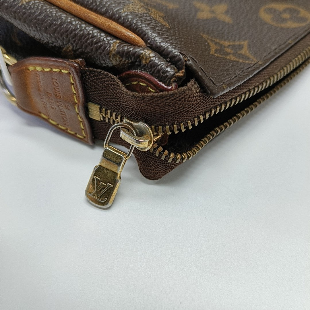 EVA Monogram Coated Canvas Brown