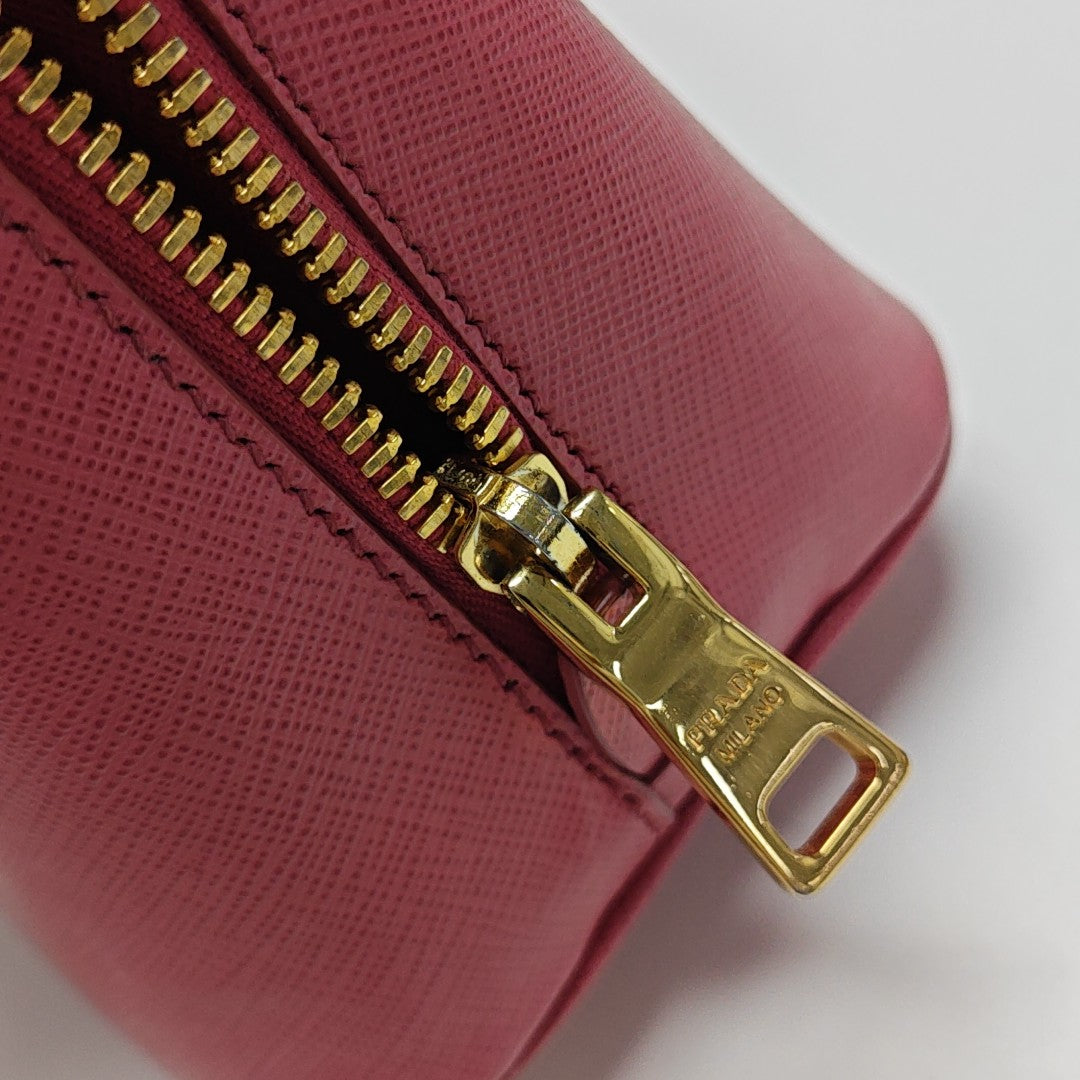 Promenade Small Saffiano Calfskin Beige