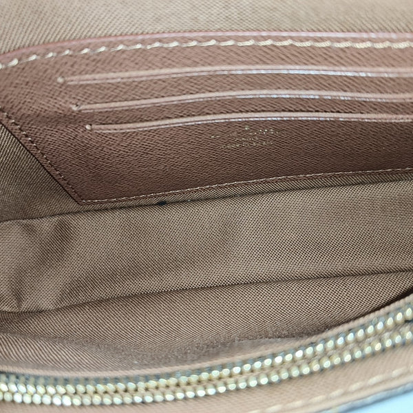 IVY Monogram Coated Canvas Brown
