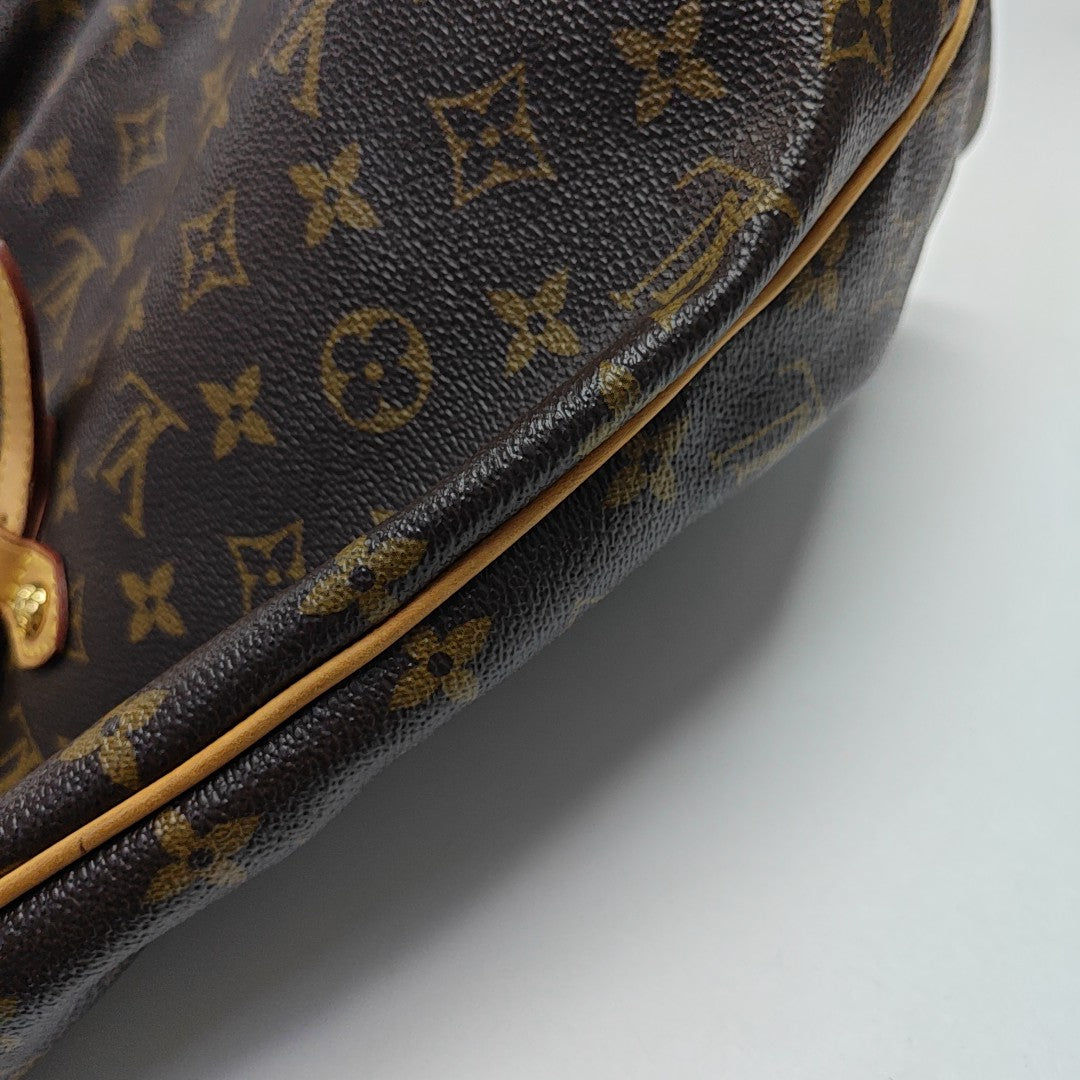 PALERMO GM Monogram Coated Canvas Brown