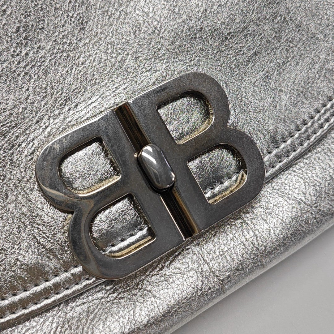 BB Small Calfskin Silver
