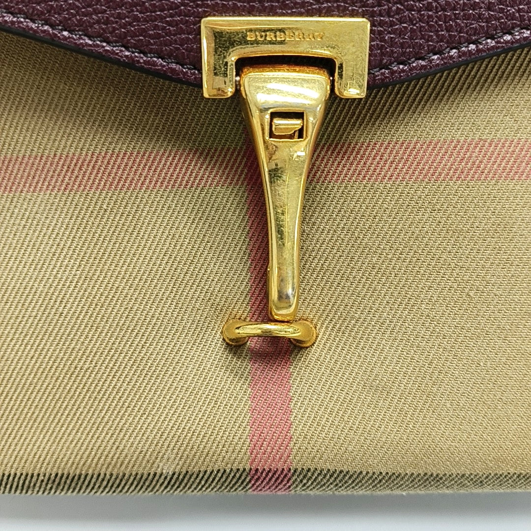 Authenticated pre-owned  Macken Small Patchwork Burgundy - Crossbody Bag at Looply