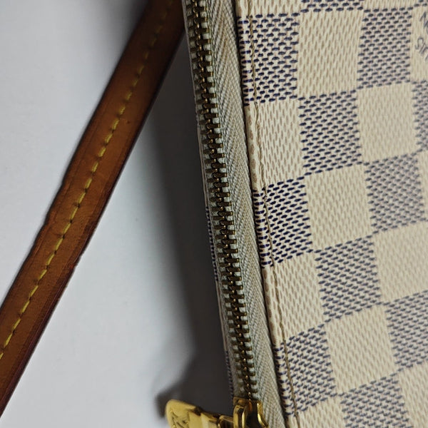 ACCESSOIRES GM Damier Azur Coated Canvas White