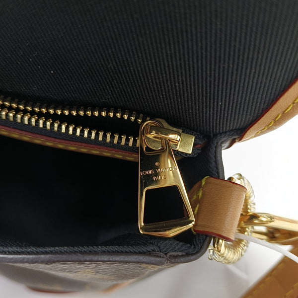 DIANE Monogram Coated Canvas Brown