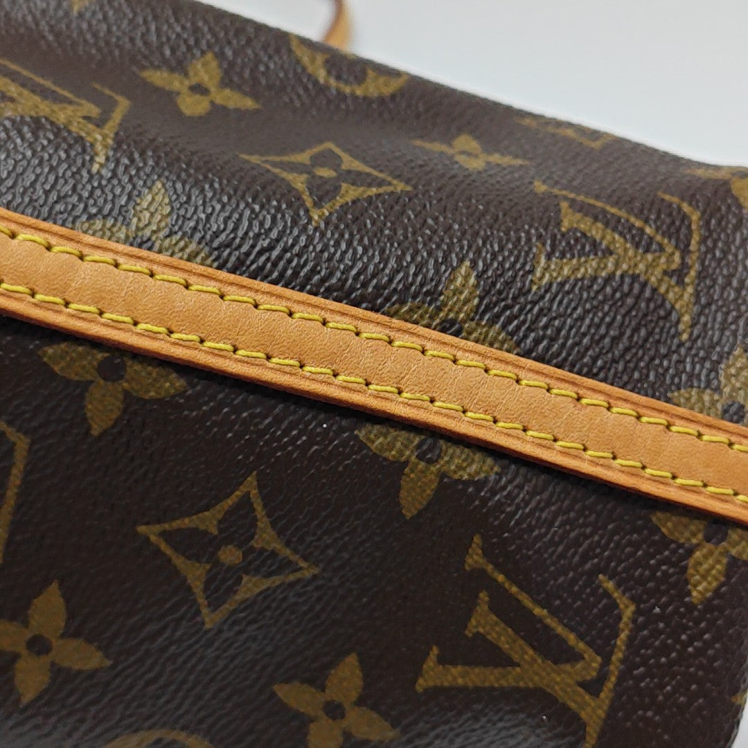 NÉONOÉ Nano Monogram Coated Canvas Brown