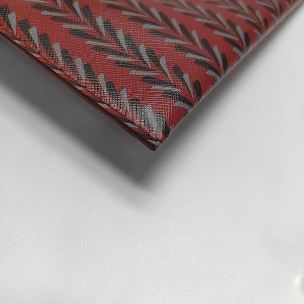 Calfskin Clutch Red