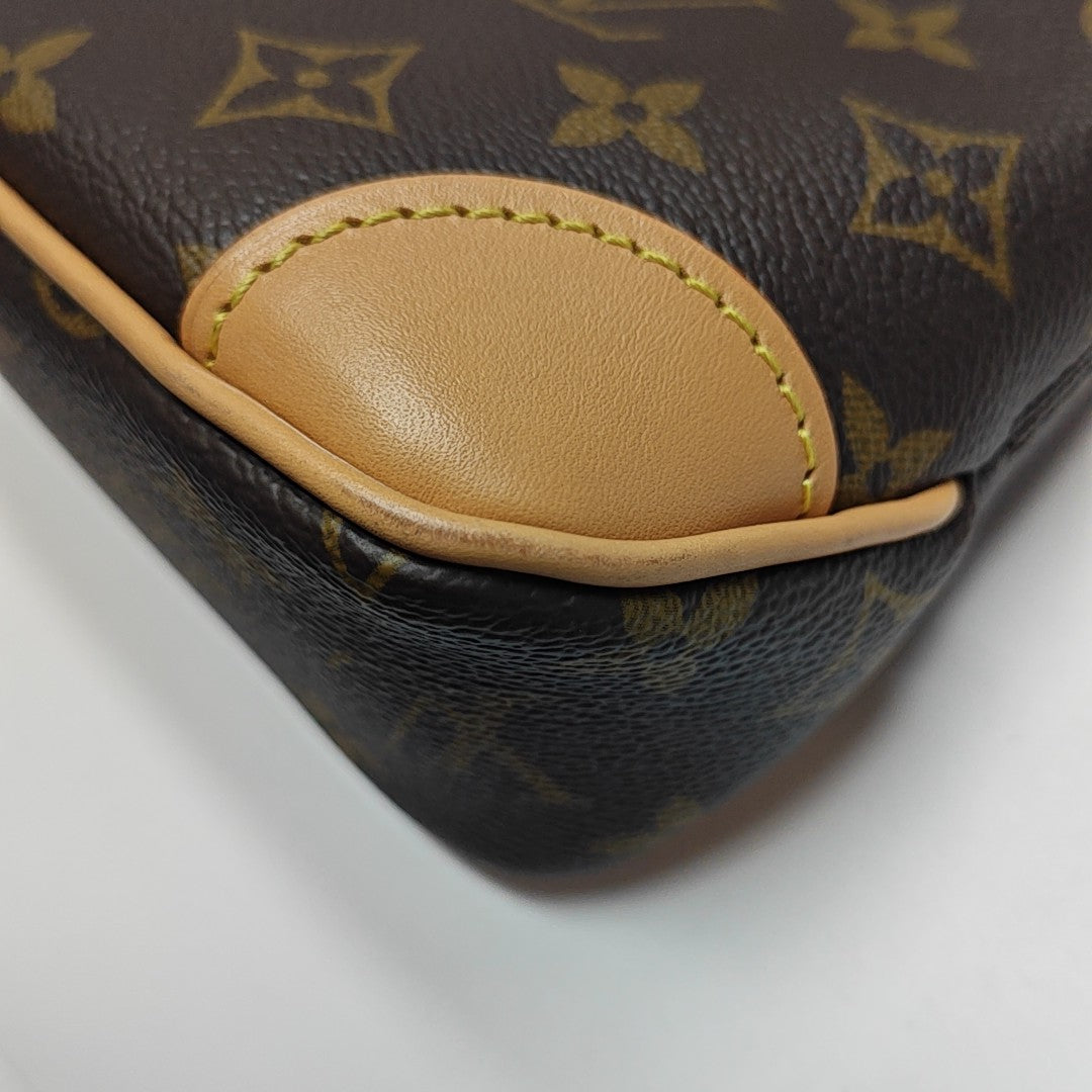 BOULOGNE Nano Monogram Coated Canvas Brown