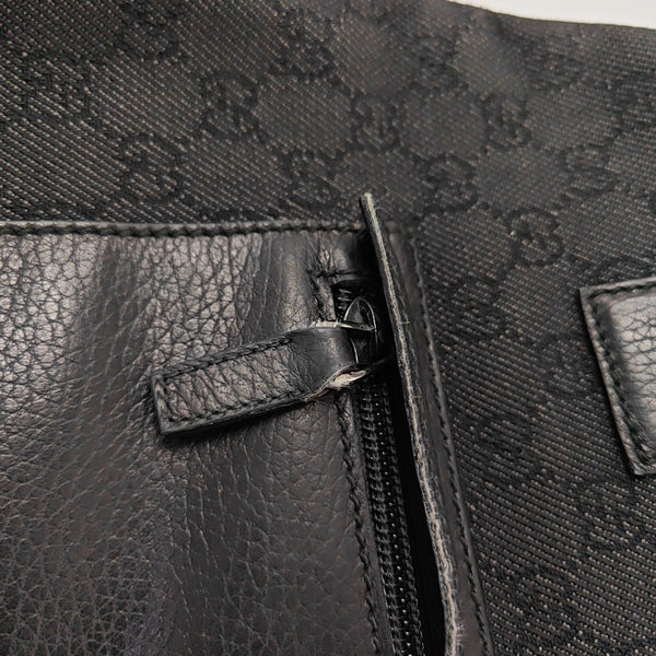 Monogram Canvas Tote Bag Black