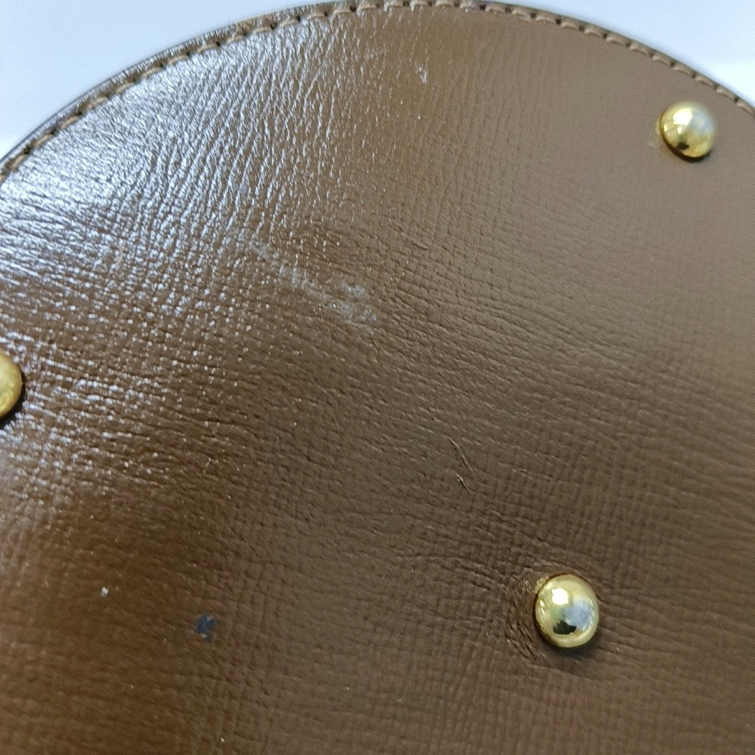 Authenticated pre-owned  Horsebit 1955 Small Coated Canvas Beige - Bucket Bag at Looply