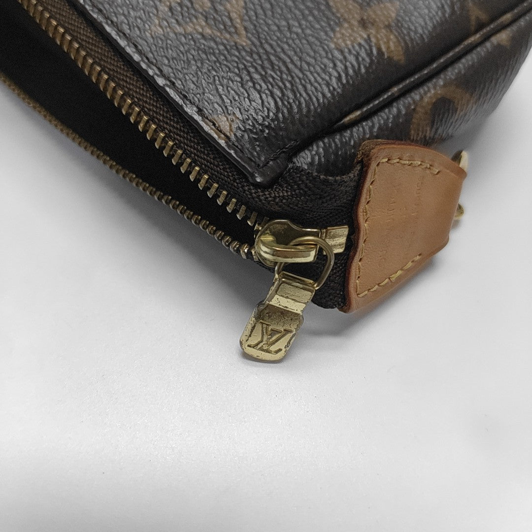 ACCESSOIRES Mini Monogram Coated Canvas Brown