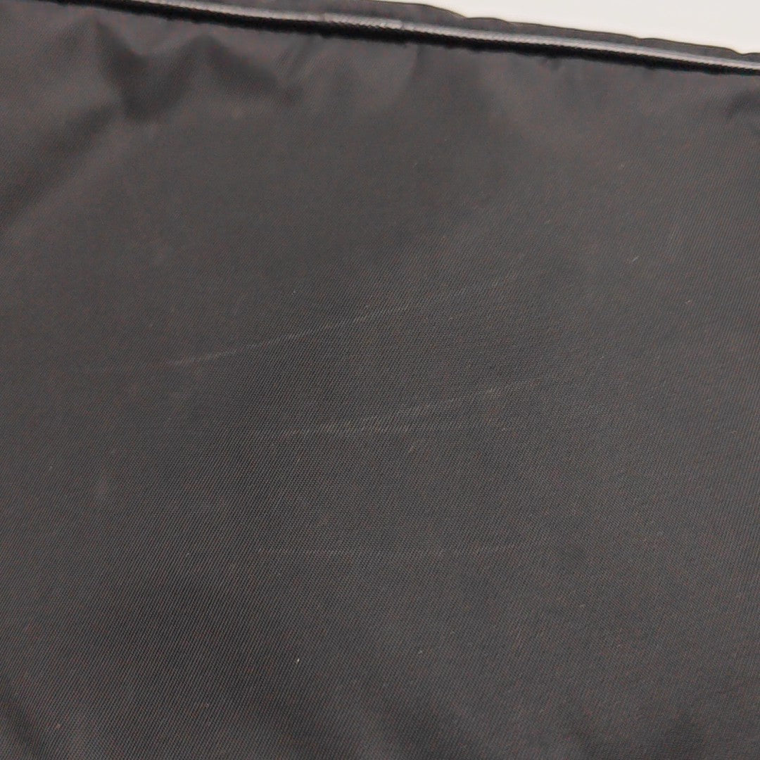 Nylon Shoulder Bag Black