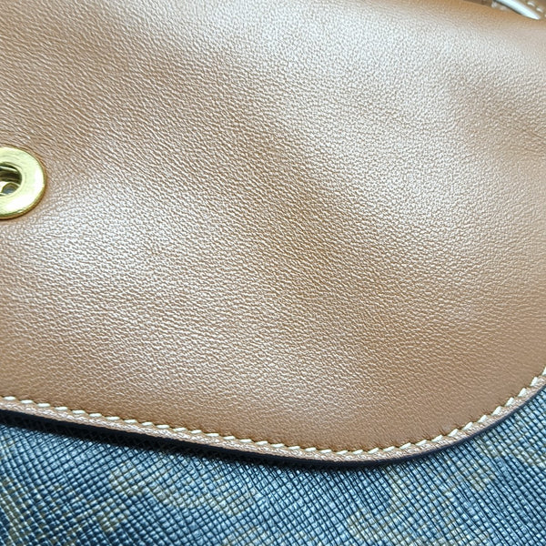 TRIOMPHE CANVAS Small Coated Canvas Brown