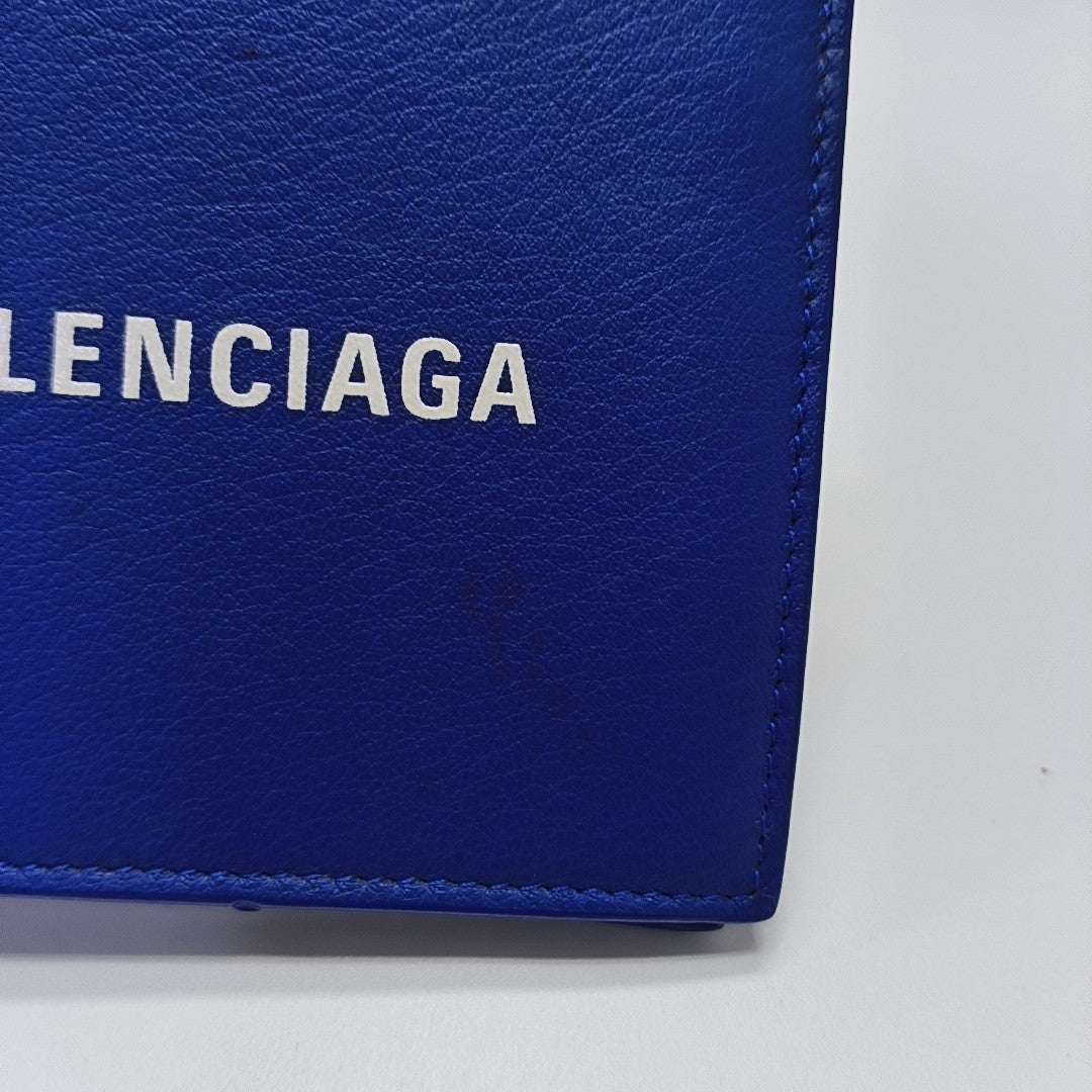 Calfskin Wallet Blue