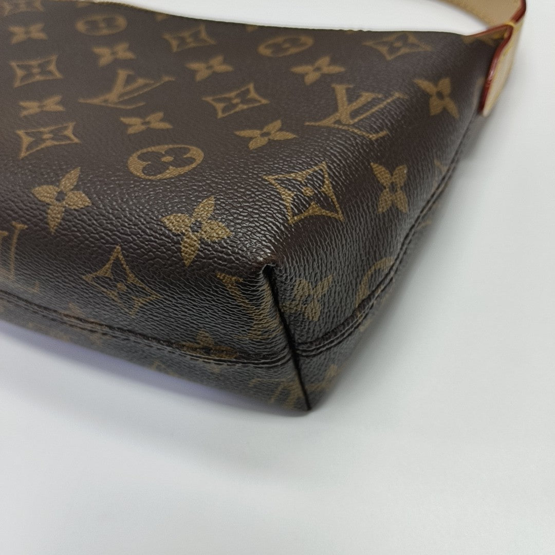 HILLS Monogram Coated Canvas Brown