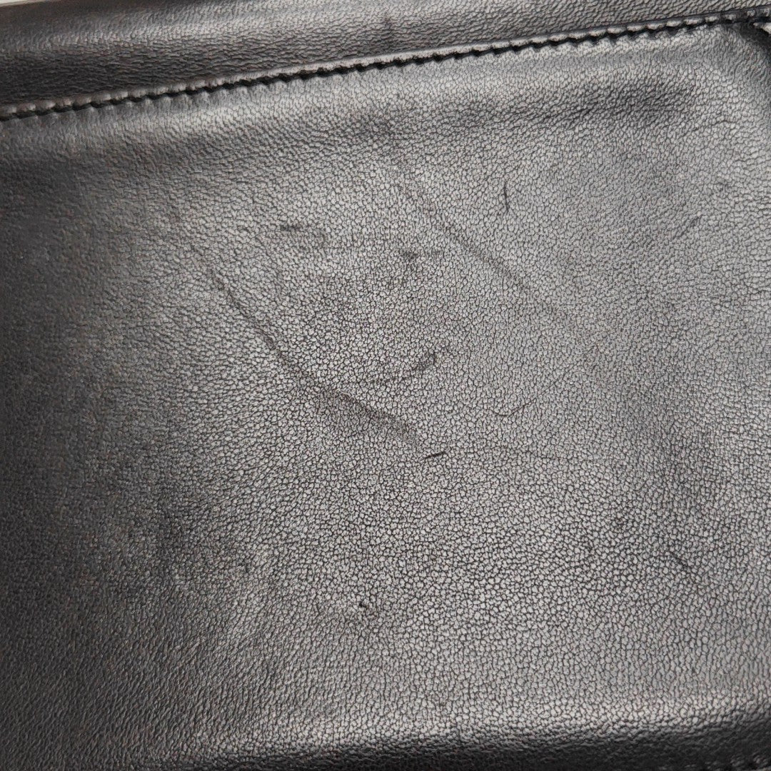 Lambskin Top Handle Bag Brown