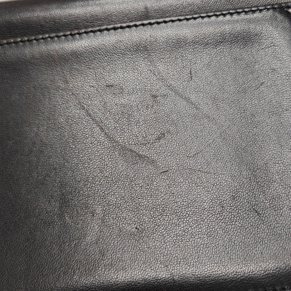 Lambskin Top Handle Bag Brown