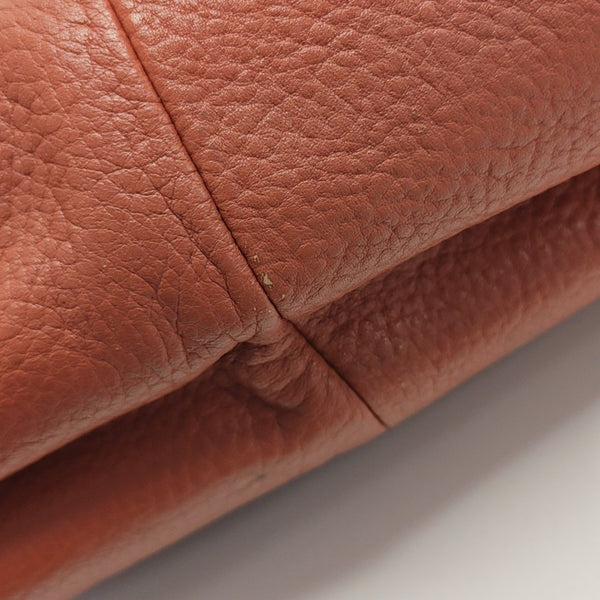 Calfskin Shoulder Bag Orange