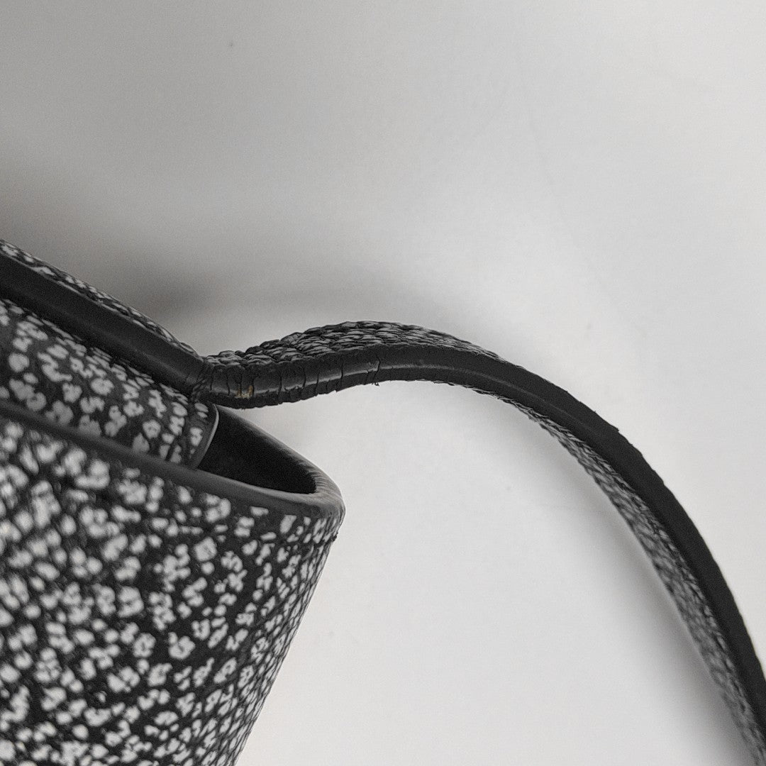 TROTTEUR Small Calfskin Black