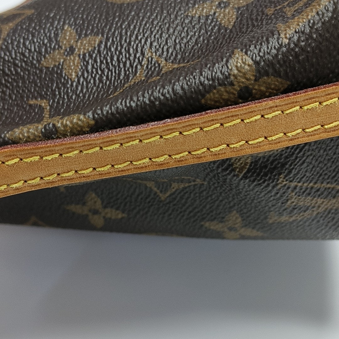 NÉONOÉ Nano Monogram Coated Canvas Brown