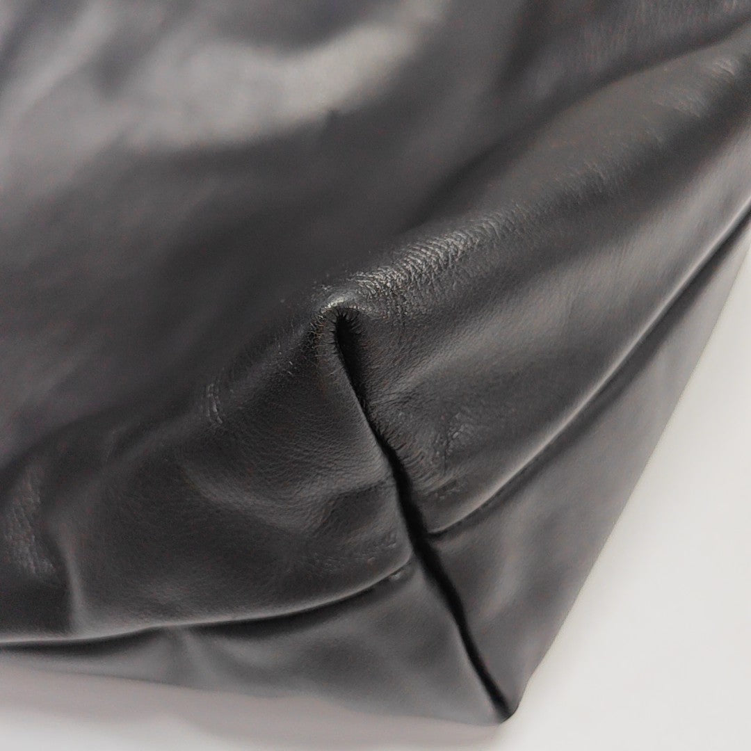 Calfskin Crossbody Bag Black