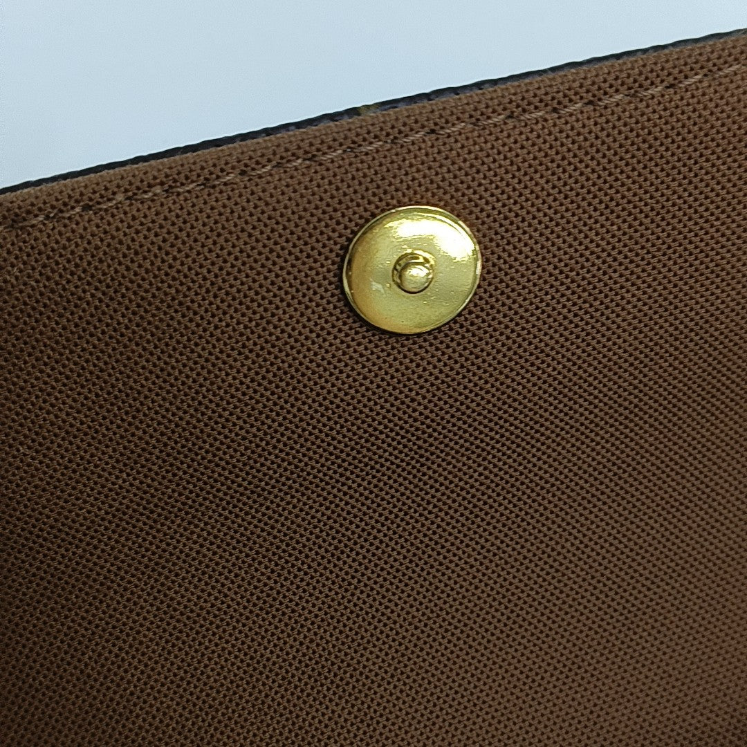 IVY Monogram Coated Canvas Brown