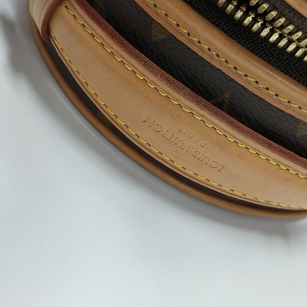BOITE CHAPEAU Mini Monogram Coated Canvas Brown