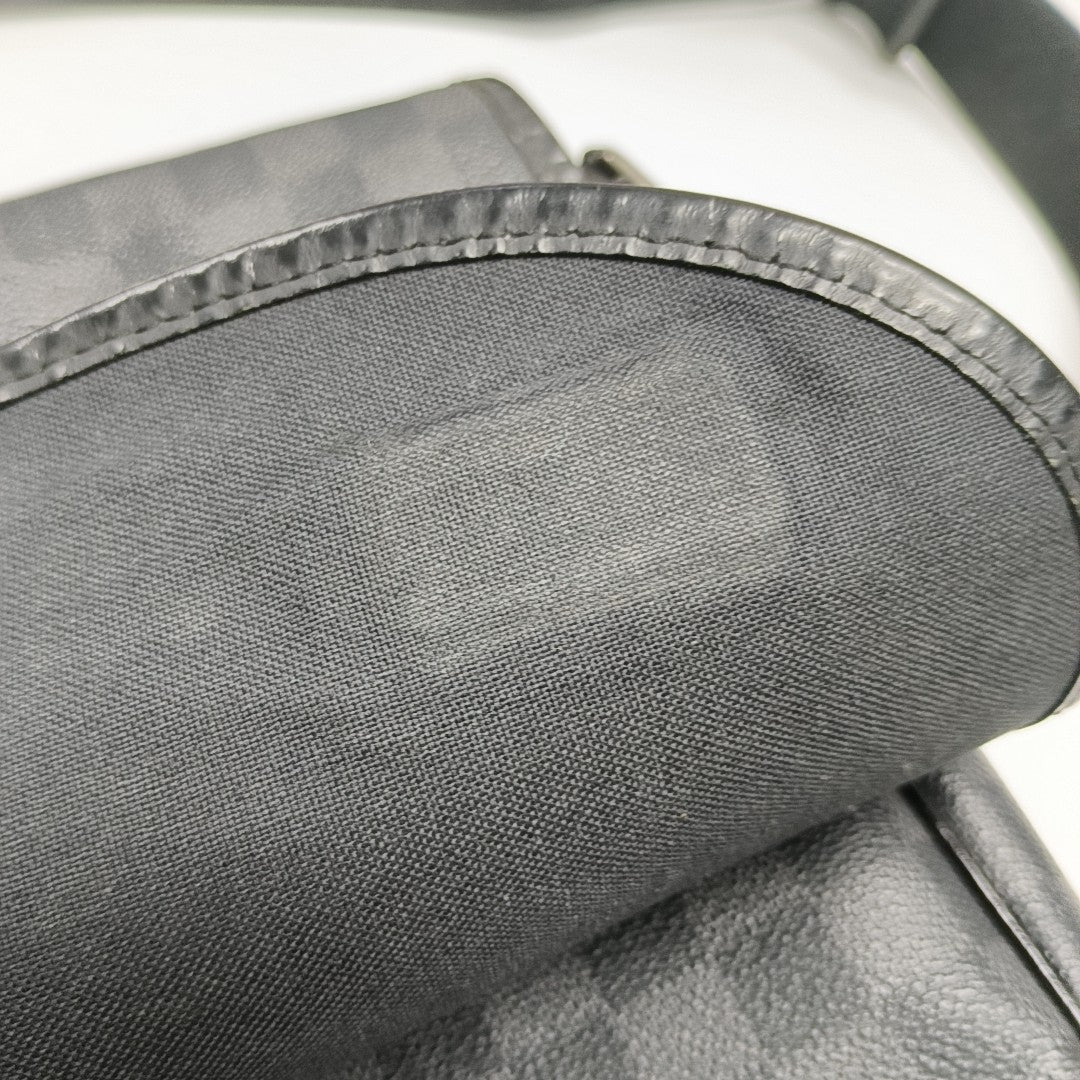 DANIEL Damier Graphite Coated Canvas Gray