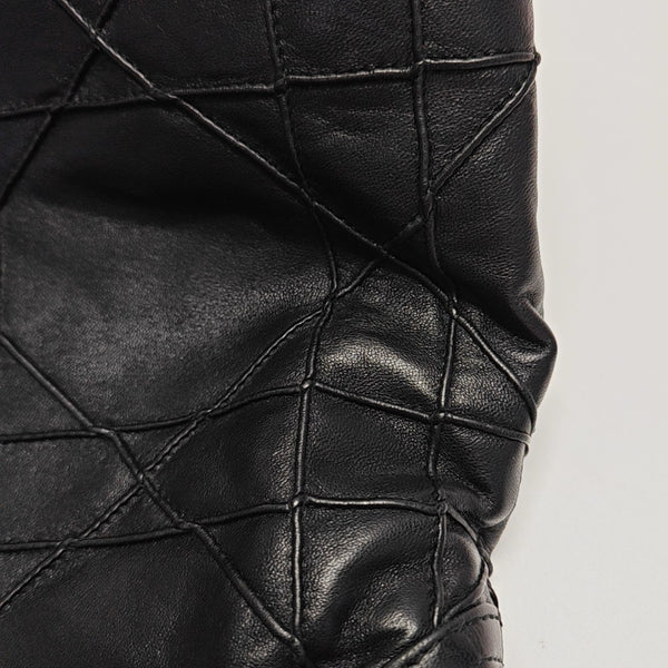 Granville Quilted Lambskin Black