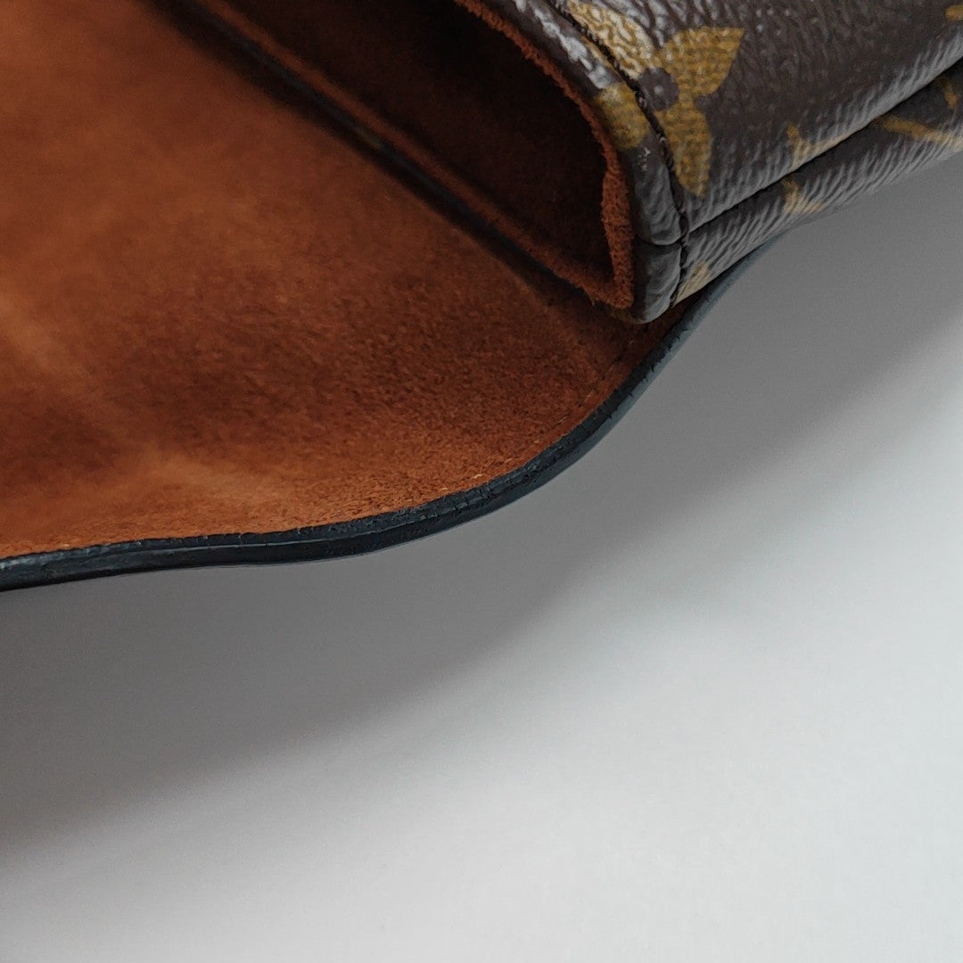 LOCKY BB Monogram Coated Canvas Brown