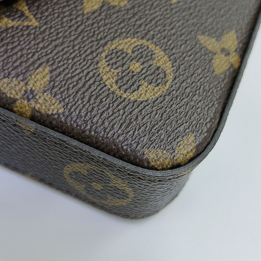 FÉLICIE Monogram Coated Canvas Brown