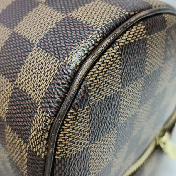 RIBERA MM Damier Ebene Coated Canvas Brown