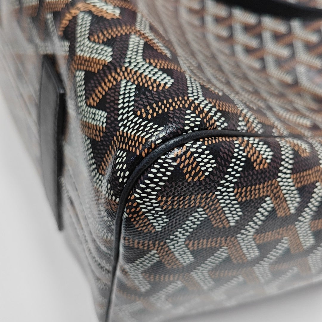Rouette PM Coated Canvas Brown