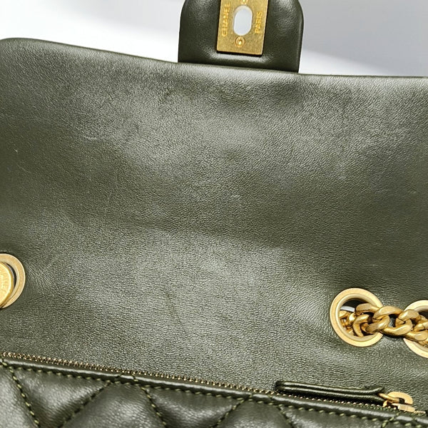 Quilted Lambskin Green