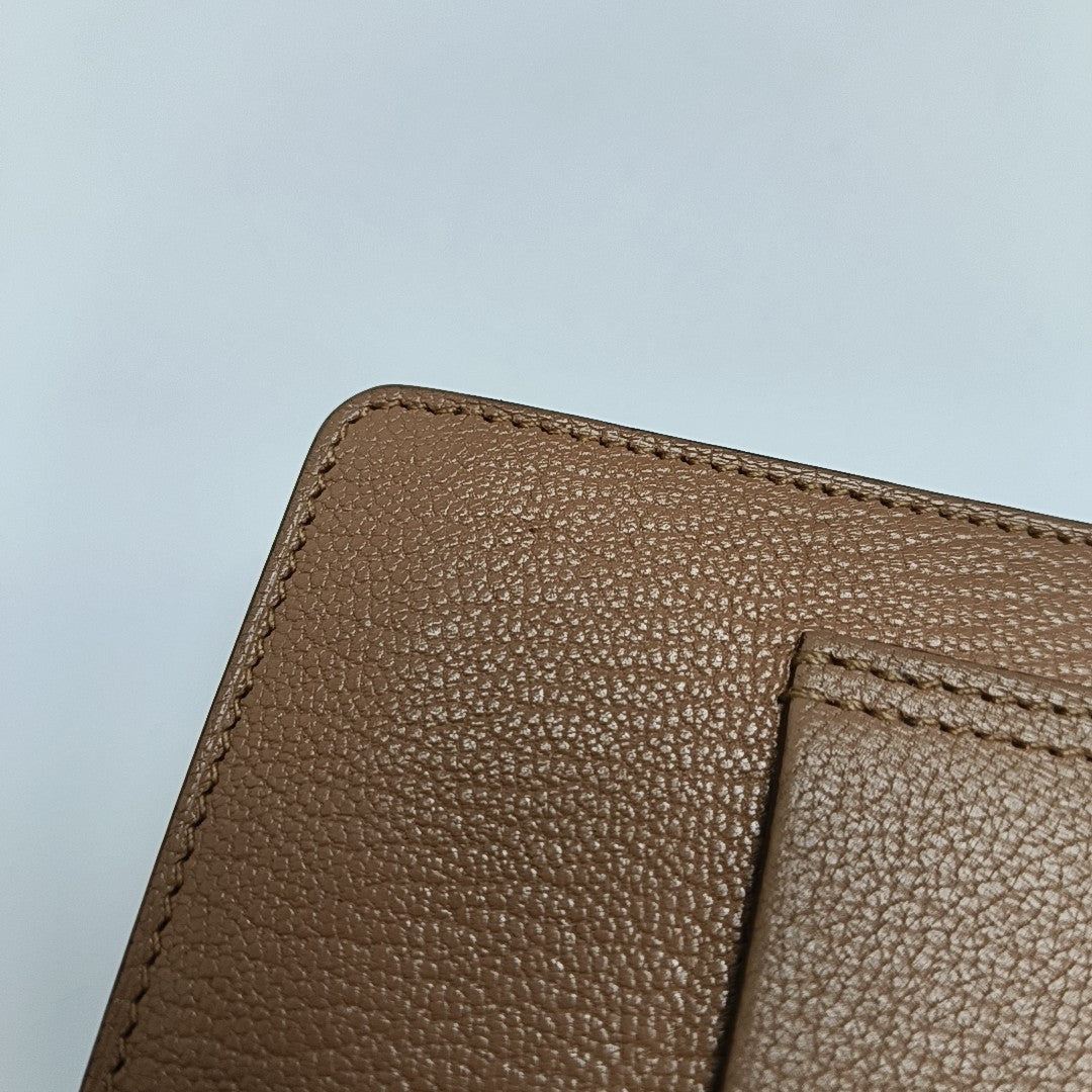 Roulis Slim Chèvre Mysore Brown Wallet
