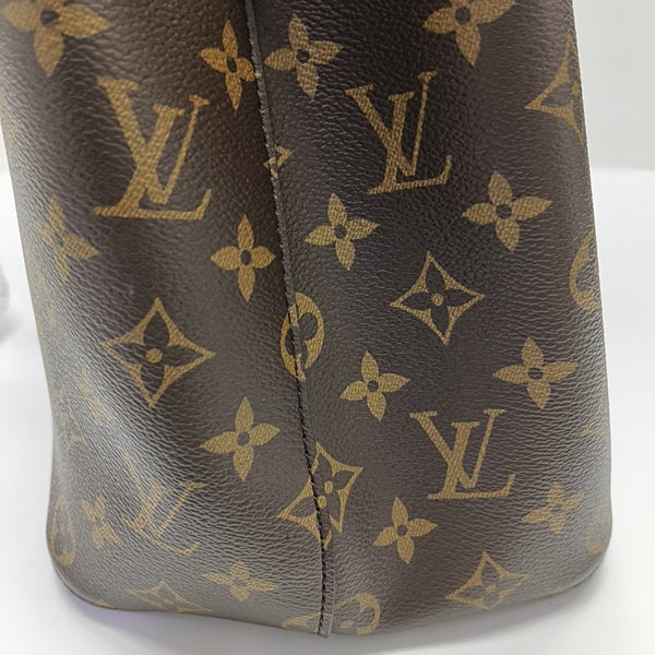NÉONOÉ MM Monogram Coated Canvas Brown