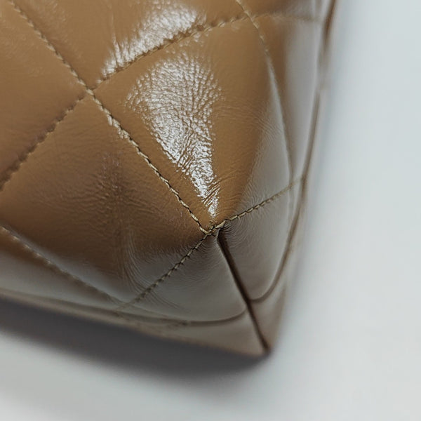 24B Quilted Calfskin Beige