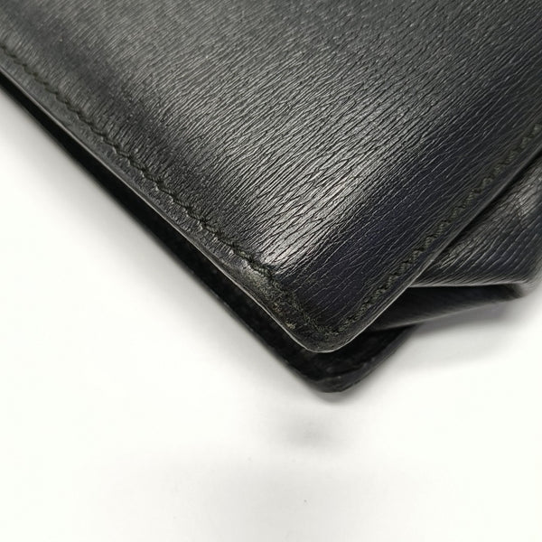 Calfskin Top Handle Bag Black