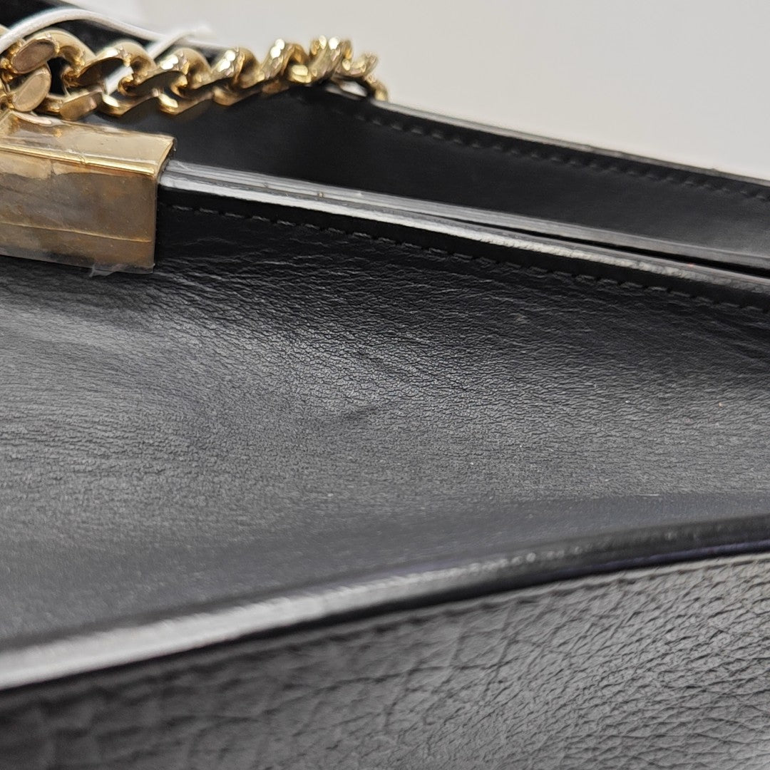 Calfskin Crossbody Bag Black