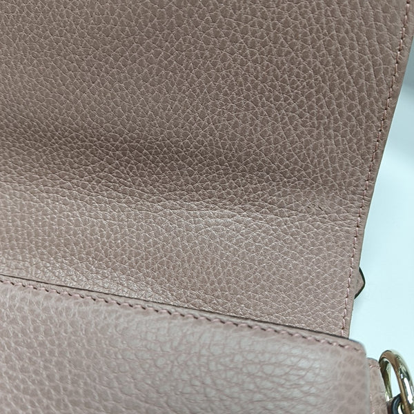 Interlocking G Large Calfskin Pink