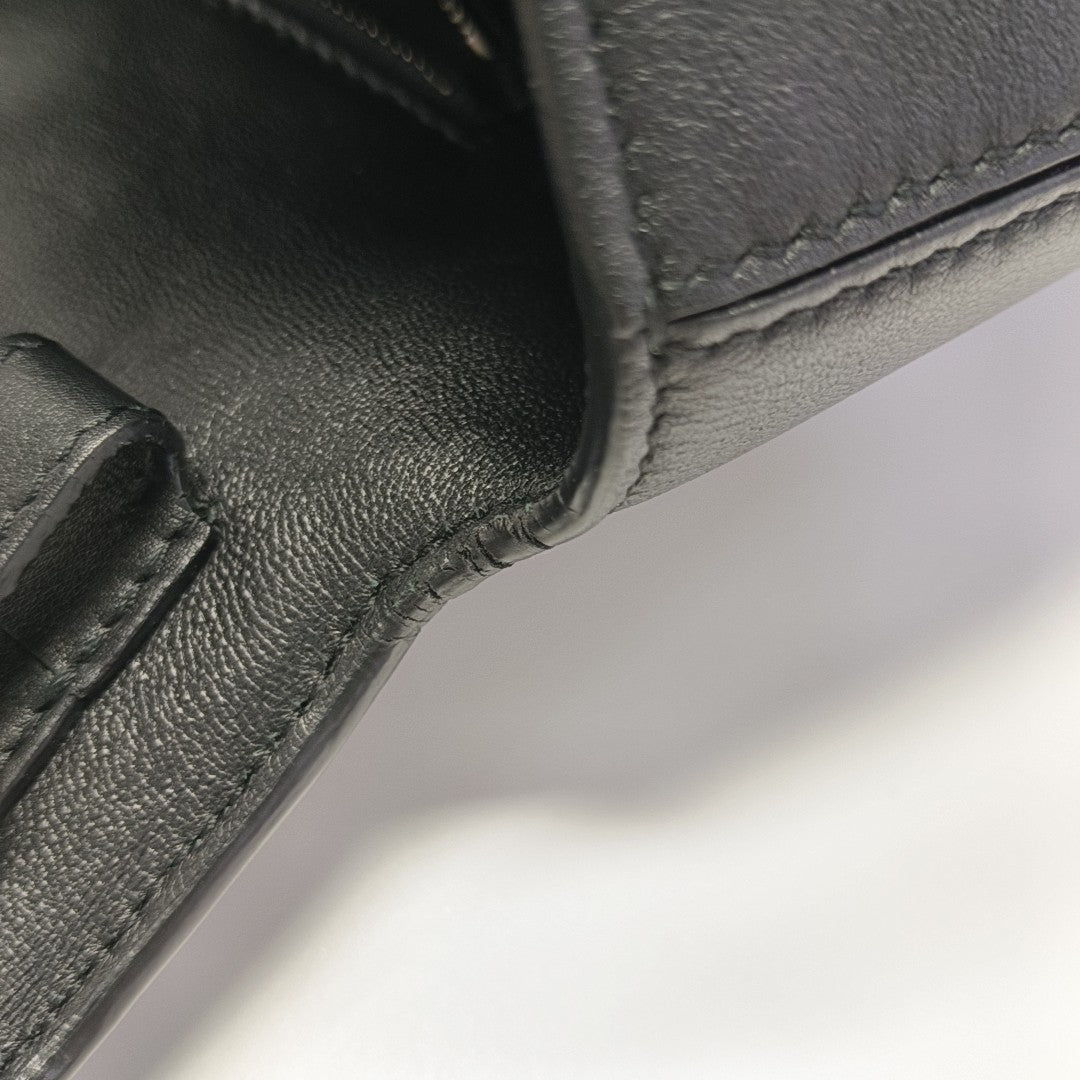 Downtown Medium Calfskin Black