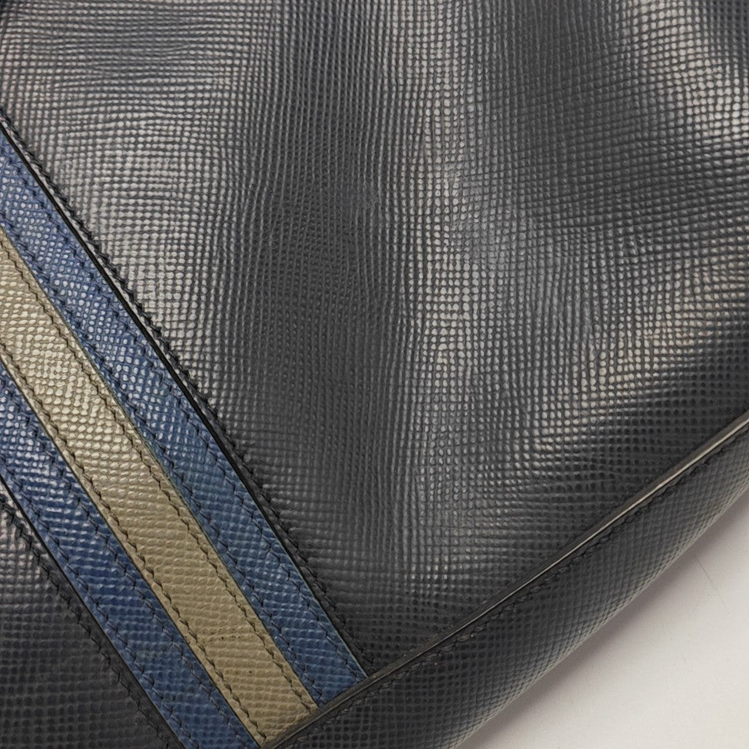 Calfskin Tote Bag Blue